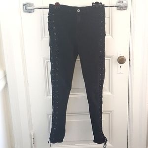 H&M High Waisted Black Skinny Jeans